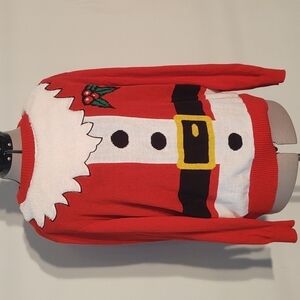 Holiday/Christmas Santa Claus Sweater Sz XL by Well Worn